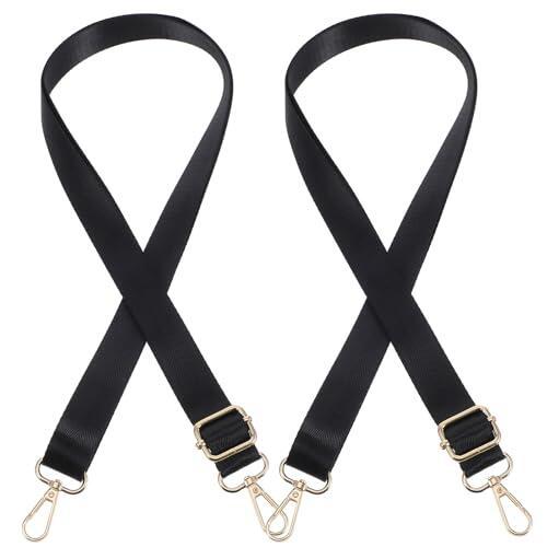 Cabilock 2 Correas Elásticas Ajustables Nylon Negro para Manta de Caballo con Cierres Giratorios Dobles de Metal Protección Duradera para Competición y Granjas Ecuestres
