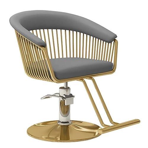 Silla de salón ajustable para uso doméstico y profesional, bomba hidráulica y diseño giratorio, silla de peluquería de alta calidad para peluquería y salón