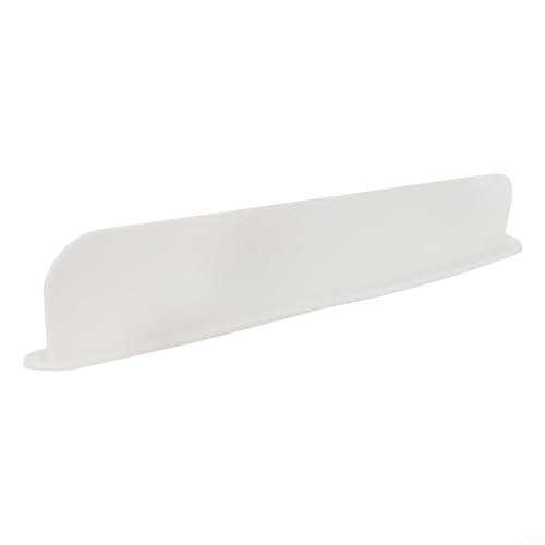 Caswynlife Fregadero de silicona para protector de salpicaduras para cocina, tablero deflector de lavado de platos, tira de protección contra salpicaduras impermeable, fácil de limpiar, 49 cm, gris