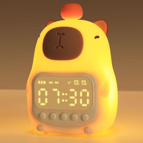 Gestión del Tiempo con Estilo: El Reloj Despertador Capibara