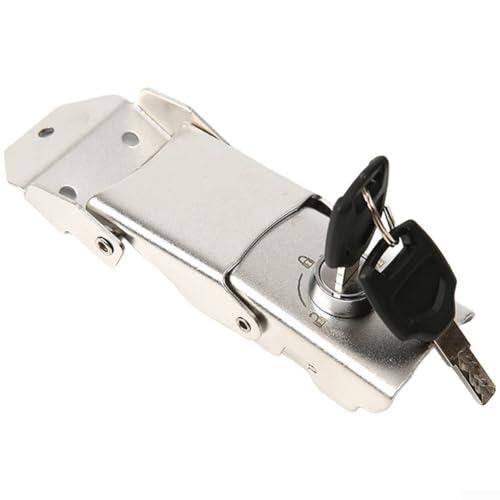 Cerradura desmontable de acero inoxidable para maletero de motocicleta y caja de almacenamiento externa con operación de doble llave