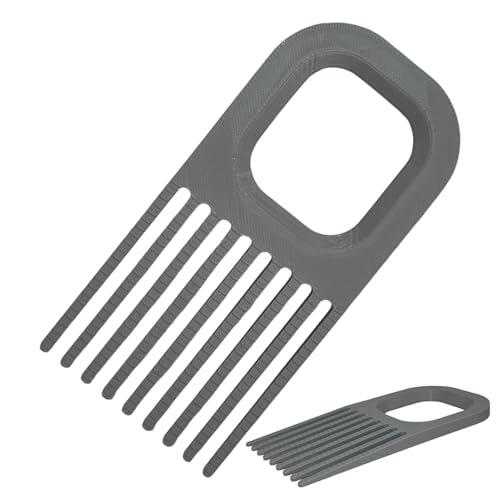 Limpiador de cepillo para el cabello, ergonómico de dientes anchos, peine y cepillo limpiador, para hombres y mujeres, hogar, viajes, baño, elimina la pelusa del polvo