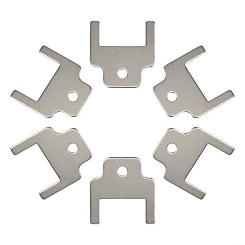 Paquete de 6 llaves de metal para dispensadores de toallas de papel Kimberly Clark 770301 adecuadas para entornos comerciales y educativos de alto tráfico