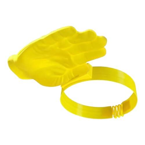Visera Solar en Forma de Mano, Sombrero Sol Impreso 3D, Novedad Visera de Golf Manos Libres con Correa Ajustable, para Fotos, Verano en la Playa y Viajes