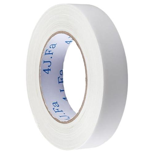 GORGECRAFT Cinta Adhesiva Blanca Reparación de Encuadernación de Libros de 50 m X 25mm Cinta Aislante Tela Cinta Adhesiva Libros de Biblioteca Sellado de Costuras Kit de Reparación Encuadernadores Bis
