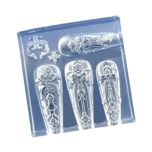 Silicona de alivio para diseños creativos de uñas, proyectos de manualidades y aplicaciones de arte decorativo, escultura de uñas