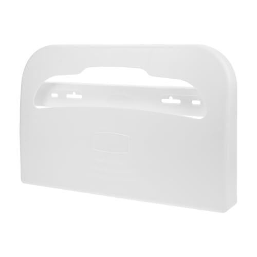 PRETYZOOM Dispensador de Tapas para Inodoro Público en Abs Blanco Fácil Instalación y Alta Capacidad, Soporte Higiénico Adecuado para Baños Públicos y Complementos de Baño