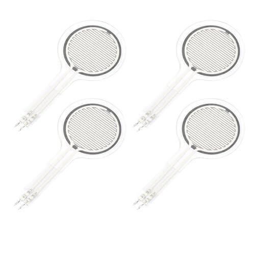 Ycauty Sensores de Presión de Película Ultrafina de Alta Sensibilidad para Electrónica Doméstica y Automotriz, Rango de 0-30 Kg, 4 Piezas
