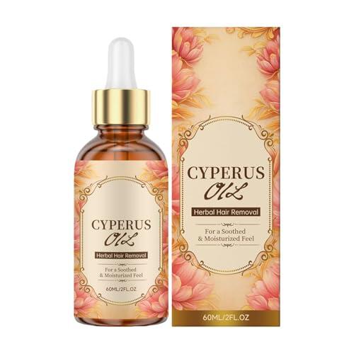 Hair Removal Oil, Hair Reduction Care, Gentle Soothing Oil, 60ml Quick Absorbing Formula, Body Hairs Care for Women Men, Dry Sensitive Skin Daily Use, Arm Leg Back Underarm