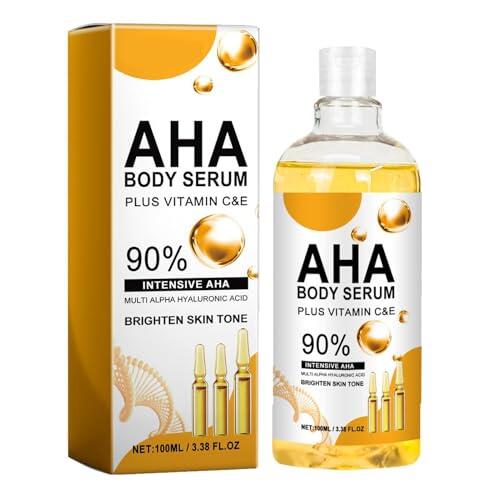Esencia Corporal Iluminadora - 100ml Sérum Luminoso | Cuidado Exfoliante Aclarante - Fórmula Hidratante Unifica Mejora Elasticidad Piel Efecto Joven Brillo