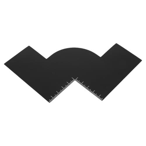 Cabilock Moldeador de Barba y Plantilla de Línea Capilar Escala, Tarjeta de Diseño para Estilistas y Uso en Barberías y Hogares
