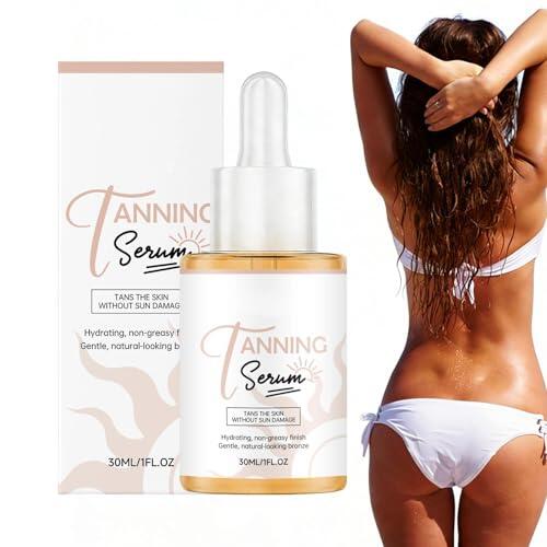 Gotas Bronceadoras Faciales,Solución Bronceadora Corporal Sin Ssol 30 ML | Gotass Hidratantes Parsa Rostro,Para Hombres Mujeres Amantes Del Deporte Verano Clima Cálido Exterior Playas