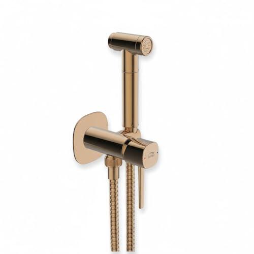 Conjunto de bidé empotrado de oro rosa con ducha bidé – elegante, moderno y ahorra espacio