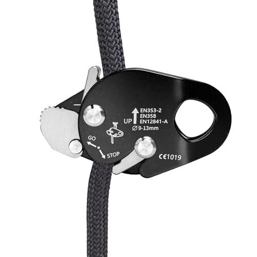Lumibjnvs Descensor De Cuerda | Dispositivo Asegurador Aluminio Forma Ganso,Equipo para Escalar árboles,para Montaje En Árboles Rapel Escape Incendios Trabajo Exterior Y