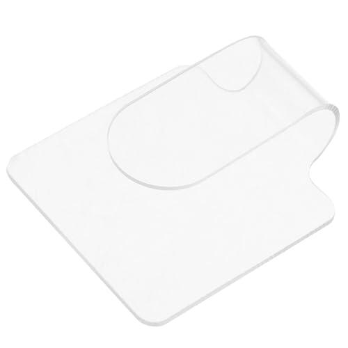 MOBUTOFU Paleta de Maquillaje Acrílica para Mezclar Base y Esmalte, Diseño Portátil E Integrado Adecuado para Maquillaje y Manicura Profesional
