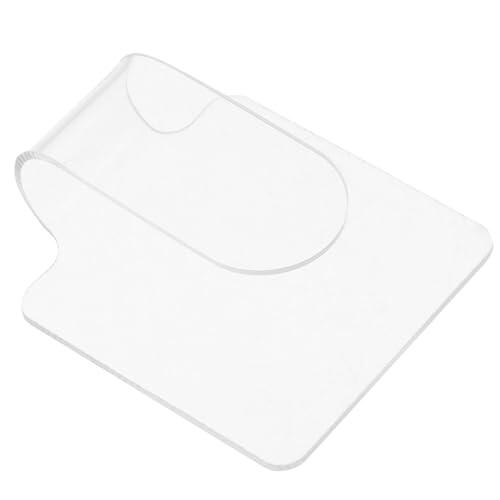GETAJGHSD Paleta para Mezclar Maquillaje Acrílico Transparente Diseño Integrado y Fácil de Limpiar, Adecuado para Manicura y Mezcla de Cosméticos