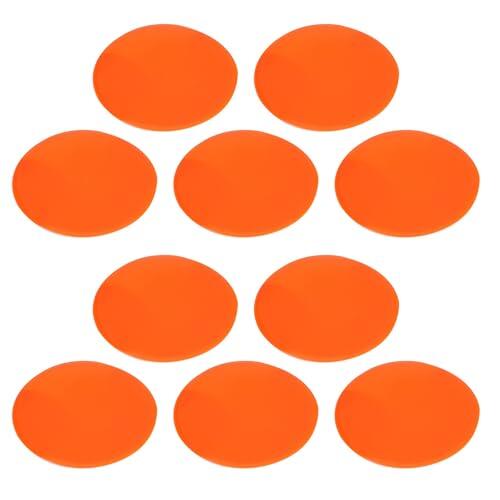 BOYANDM Paquete de 10 discos de entrenamiento de agilidad de fútbol, marcadores antideslizantes para práctica de fútbol, equipo de entrenamiento deportivo