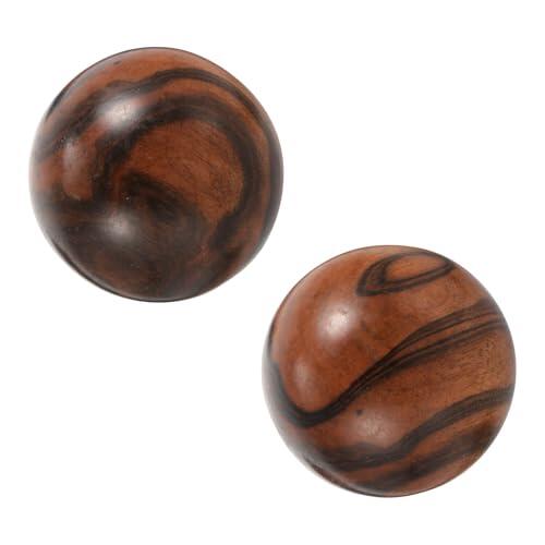 SOESFOUFU 2 Bolas de Masaje de Plástico para Manos Tacto Cómodo y Diseño Redondo, Ideales para Masaje de Manos en Personas Mayores Durante de Ocio Varios estilos