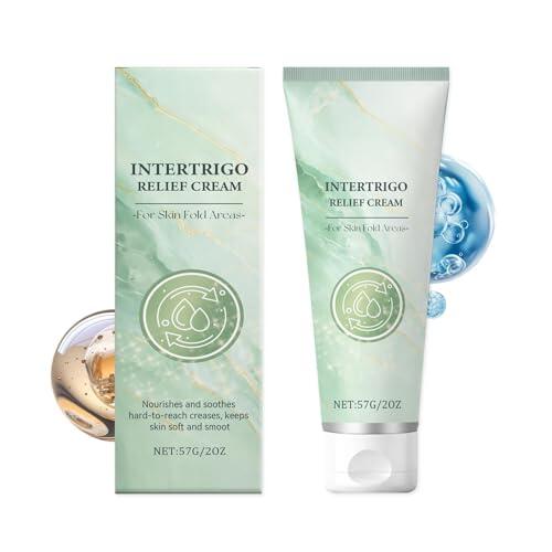 Crema protectora contra la humedad, bálsamo para pliegues de la piel, loción calmante para aliviar las axilas, fórmula hidratante no grasa, cuidado de la piel para adultos, mujeres y hombres, cuidado