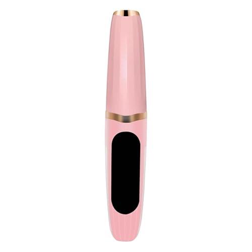 Rizadores De Pestañas Calentados, Mango Ergonómico, ABS, Rizador De Pestañas Eléctrico, Herramientas De Maquillaje Recargables USB, Indicador De Temperatura LED, Para Mujeres Oficina Boda Hogar Viajes