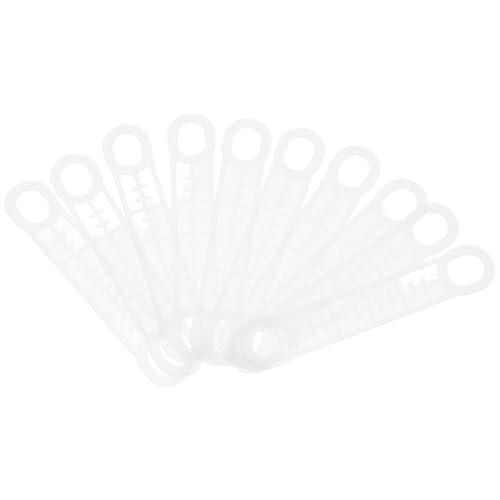MAGICLULU Accesorios para Ropa de Silicona Transparente 10 Tiras Antideslizantes Mantiene Organizada y Caídas, Diseño Simple y Elegante para Perchas