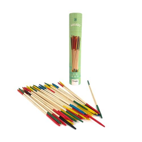 El clásico juego del Mikado: destreza y tradición en madera de bambú