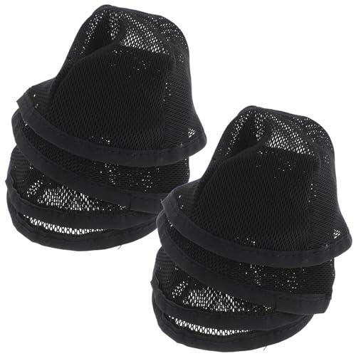 IDEANATEGRATE 10 Gorros de Malla Negros para Pelucas, Tejidos, Cómodos y Transpirables, Ideales para Fiestas y Actuaciones, Pack de 10 Unidades para Mujeres y Hombres