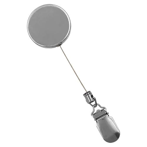 Hamosky Clip retráctil para toallas con cuerda retráctil de 60 cm, clip de almacenamiento de paños de cocina, soporte adhesivo sin taladros, extensible a 60 cm, para cocina, baño, armario, ropa