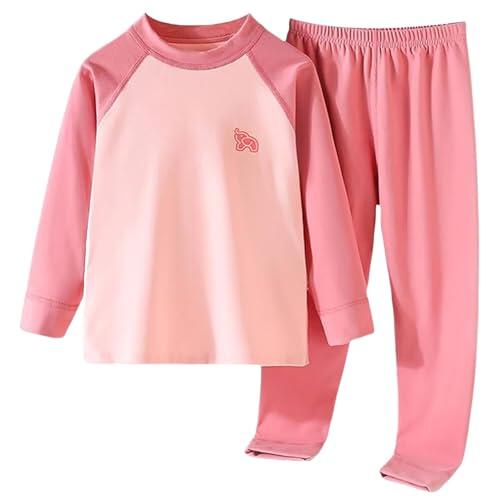 Ropa infantil talla 7 - Conjunto de ropa interior térmica para niños con tres de algodón y tela gruesa para hombre y mujer, ropa de invierno para el hogar, ropa de bebé, ropa de niño, talla 7 (18-24