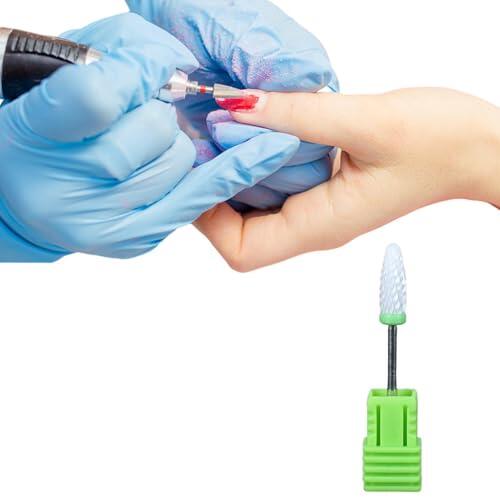 Brocas de uñas para taladro de uñas | Broca profesional para uñas, brocas profesionales para esmalte de uñas, cabezal de manicura, cabezal eléctrico de repuesto para limpieza de polvo, de pulido