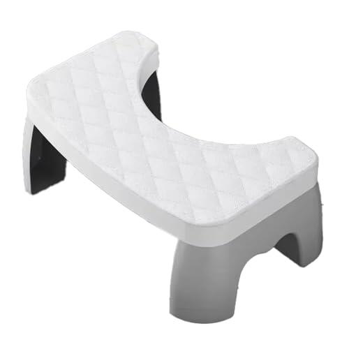 Hipzeepo Taburete de Inodoro Ergonómico para Adultos, Niños y Embarazadas: Inodoro Portátil Antideslizante con Asiento Extraíble, Color