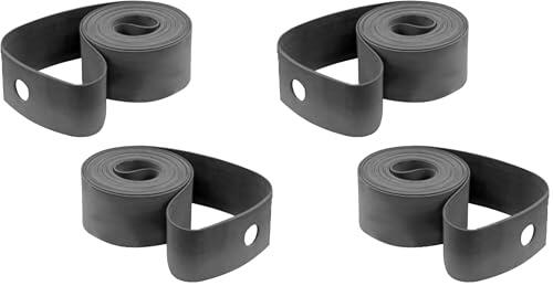 cyclingcolors 2X Cinta de Llanta Bicicleta Protector Tubo Interior 18mm Revestimiento de Neumático Goma, diámetro 28" (700) (Paquete de 2)