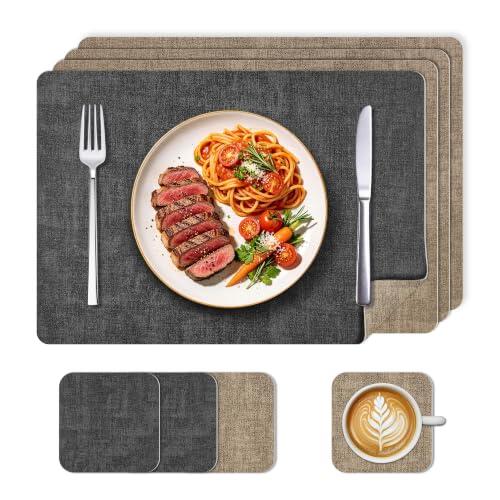 Elegancia y funcionalidad para vestir tu mesa con los manteles individuales KitchenBoss