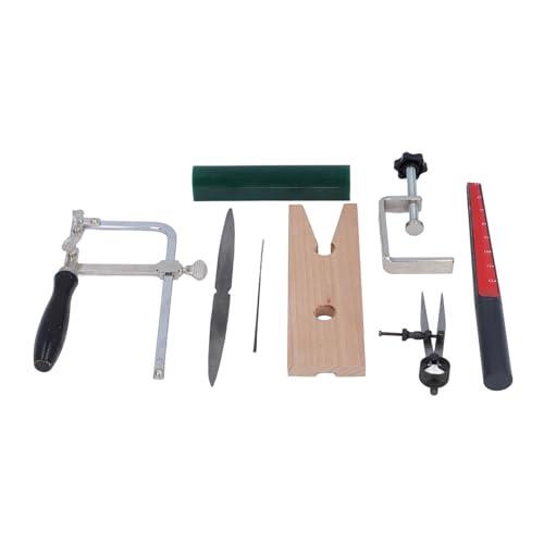 Yinhing Kit de Cera para Joyería Juego de Herramientas de Fundición Multifuncional Kit de Herramientas para Hacer Cera para Joyería para Profesionales y Aficionados Incluye Hojas de Marco de Sierra,