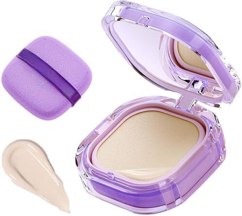 Base de maquillaje cremosa de cobertura total, base en crema con tecnología Air Cushion, de larga duración y resistente al agua, que controla la grasa y difumina los poros