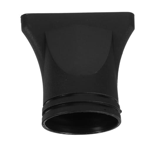 MAGICLULU Boquilla Secador Concentrador de Secador de Pelo Negro de Plástico Diseño Plano para Uso Profesional en Salones y Diversas Situaciones de Peinado