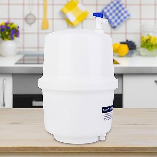Jelquix Tanque de Almacenamiento de Agua a Presión Premium Antienvejecimiento de 3,2 Galones para de ósmosis Inversa Adecuado para Purificación de Agua