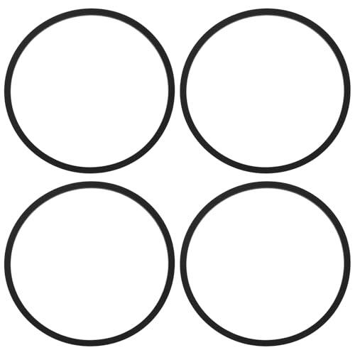 eMagTech Paquete de 4 correas de transmisión cuadradas de 29 x 1,2 mm, diámetro interior, 29 mm, circunferencia de 91 mm, para reproductores de casete y CD