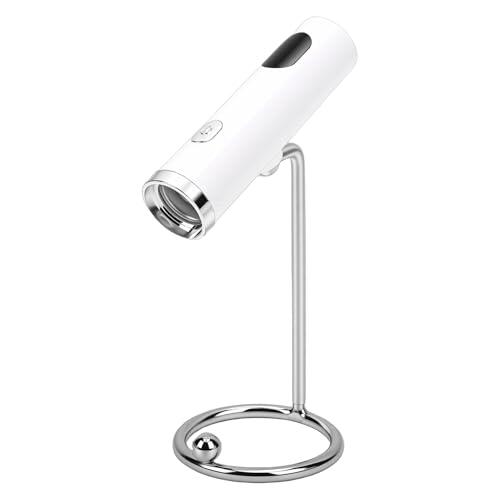 Naroote Lámpara de Curado de Uñas Portátil, Secador de Uñas LED Compacto, Herramienta de con Batería Integrada para Manicura Artística DIY, Ideal para Uso Doméstico y de Viaje
