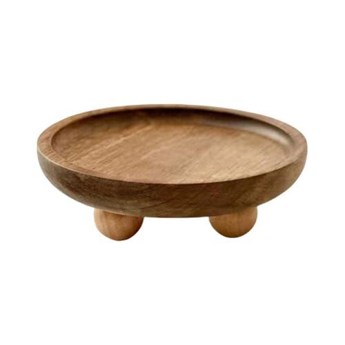 Bandeja Decorativa – Bandeja de exhibición para Servir para Centro de Mesa del hogar | Compuesto de con Borde Elevado, Organizador Multiusos para Mesa de Centro, mostrador de Cocina