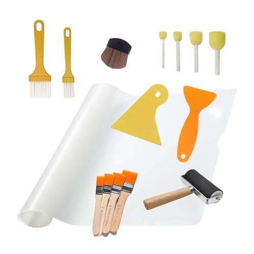 Nishiyuenyi Juego de Herramientas para Decoupage, Manualidades Y Proyectos de Arte Y Manualidades. Materiales para Pegar.