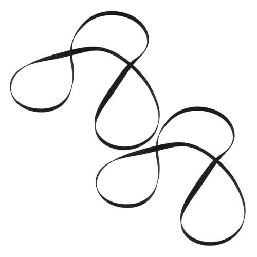 Classicseali 2 correas de transmisión para grabadoras de casete, correas giratorias, 290 mm para tocadiscos, la mayoría de gramófonos con correa, ancho 5 mm