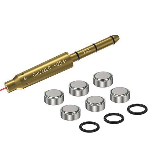 Colimador Láser 4.5mm(.177)/27mm/6.5mm/ 9mm/22LR para Armas de balines (Aire Comprimido) | Calibrar el Visor rápido - [Uso Exclusivo Actividades Deportivas]