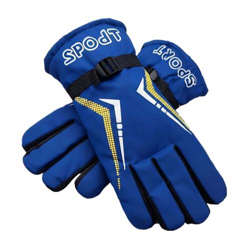 JSGHGDF Guantes de esquí térmicos resistentes al viento para hombres y mujeres, snowboard de invierno, antideslizantes, aislados para clima frío, correr, ciclismo, resistente al viento, cálidos para