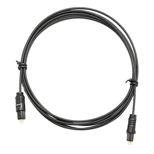 Cable de audio óptico - Cable de audio óptico digital, de fibra optica para barra de sonido | Cable de fibra óptica digital de 1,5 m, altavoz de metal para cine en casa, barra de sonido,