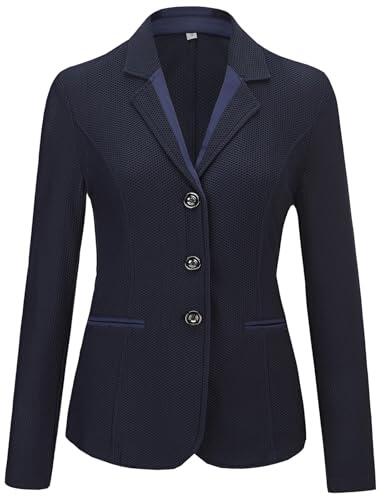 FJIXUO Uniforme de verano for jinetes caballería, traje elástico y transpirable for mujer, for competición adultos Para Entrenamiento Y Ejercicio(L)