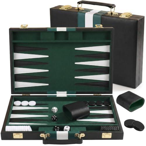 El arte clásico del Backgammon en formato portátil y elegante