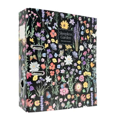 Archivador Flores con compresor - Carpeta anillas A4 negro: Carpesano escolar mujer de Tapa Dura y varilla compresora│ Archivadores oficina