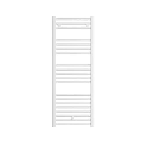 facula - Radiador Toallero DE Agua Ocean Blanco 1188x450mm | (NO Eléctrico) | 3 Soportes + purgador | Conexiones 3x1/2