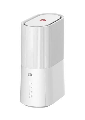 ZTE Router G5B2 5G, AX3600 Wi-Fi 6 Indoor CPE, hasta 3,03 Gbps, doble banda, libre de bloqueo de SIM, 2 puertos Gigabit, para hasta 64 dispositivos